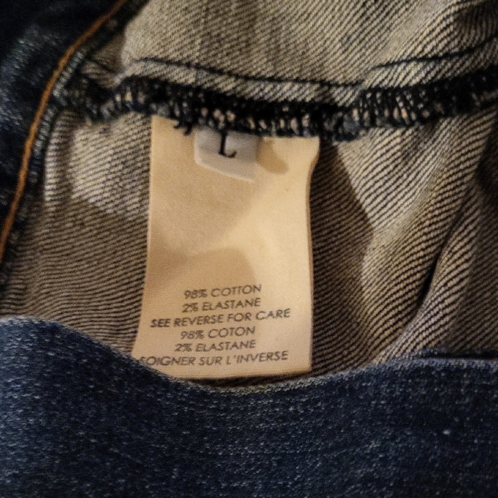 TEXTILE Elizabeth and James Blue Jean Jacket - Picture 3 of 5